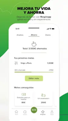 RespirApp - Dejar de fumar android App screenshot 2